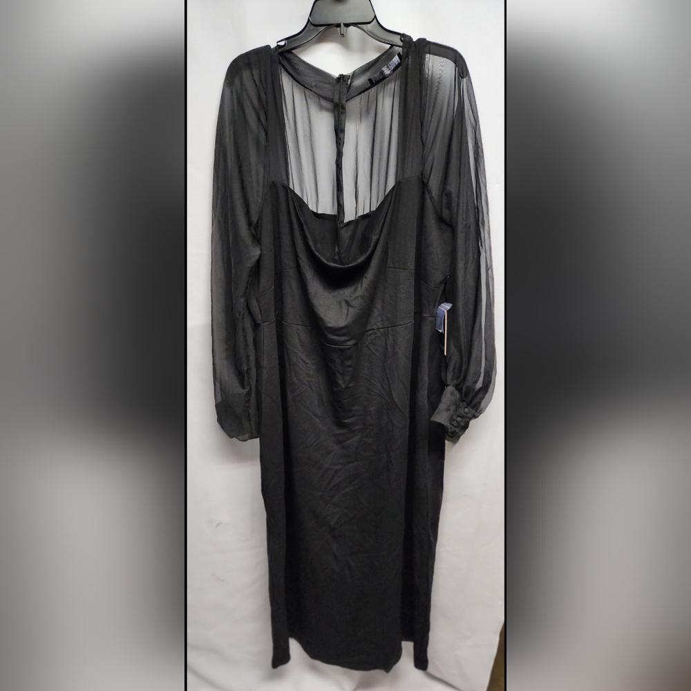 Eloquii Bolero Column Dress. New. Sz 26/28. Black - Picture 4 of 7